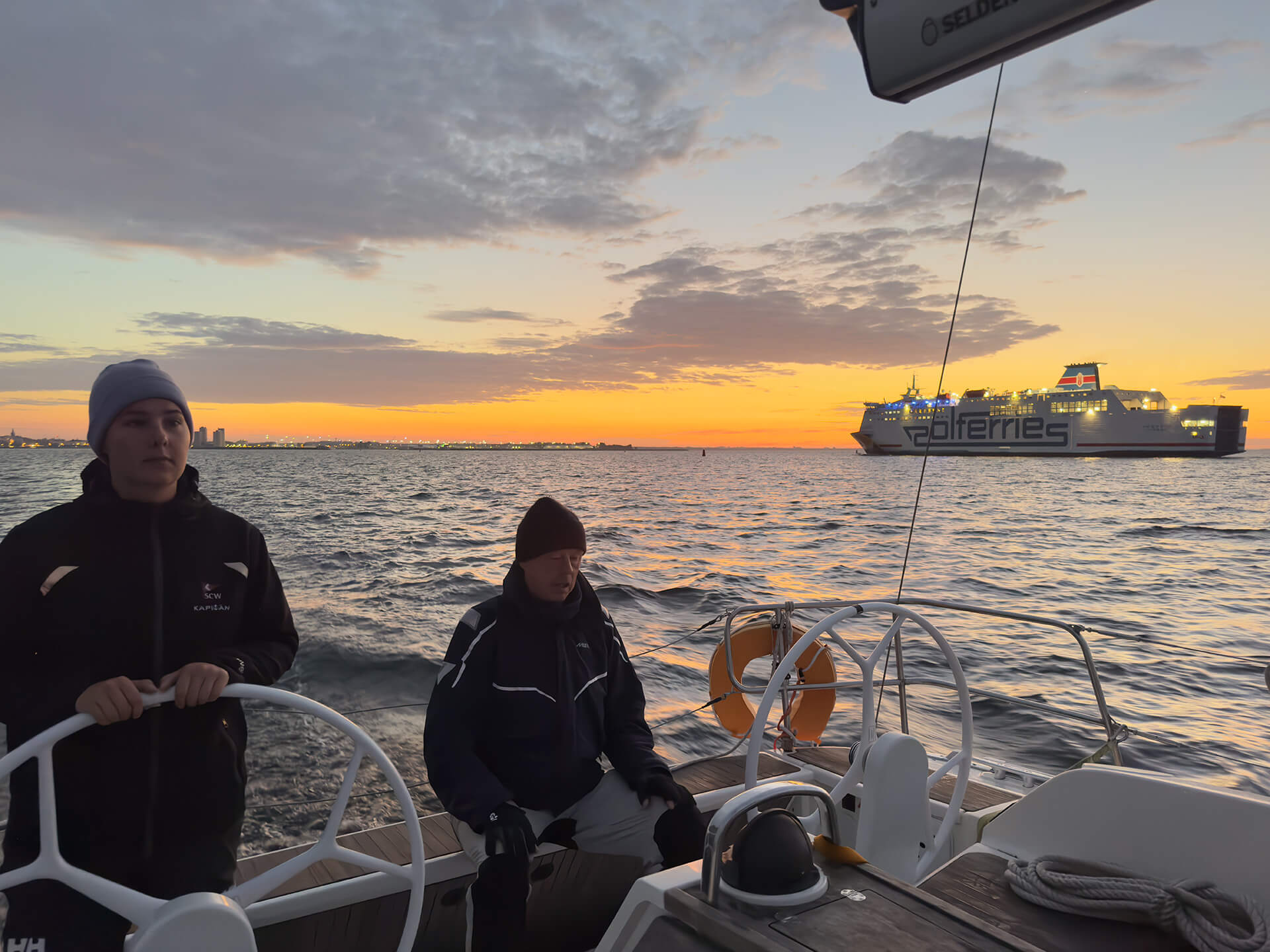 Sonnenaufgang in Ystad