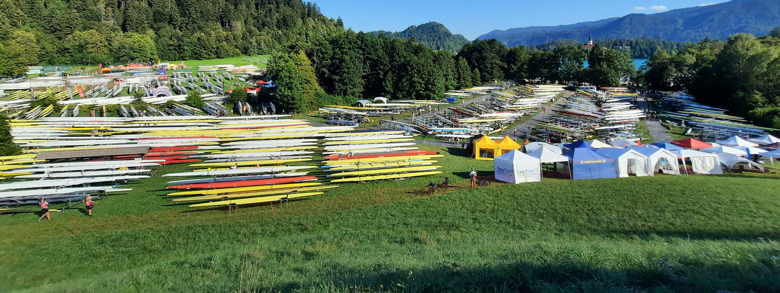 Höhepunkt der 1.000 Meter Masters Regatten: die World Rowing Masters in Bled/Slowenien